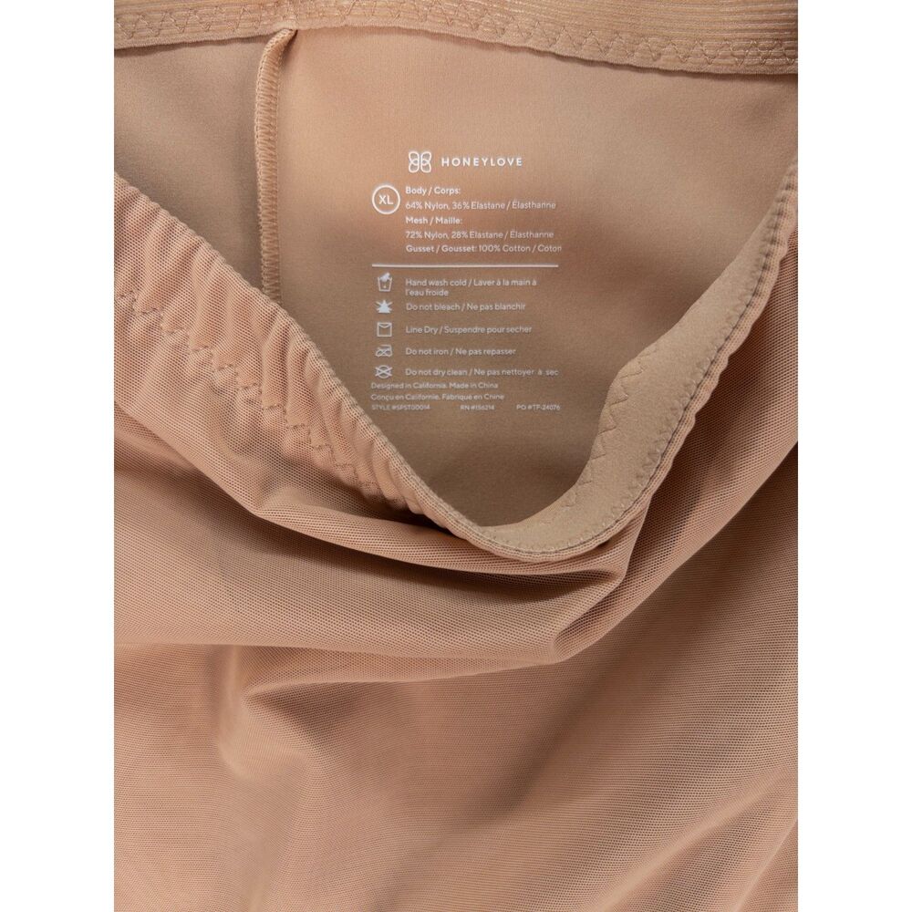 Honeylove SuperPower Short Shapewear Nude High Waist Compression XL - Picture 3 of 6
